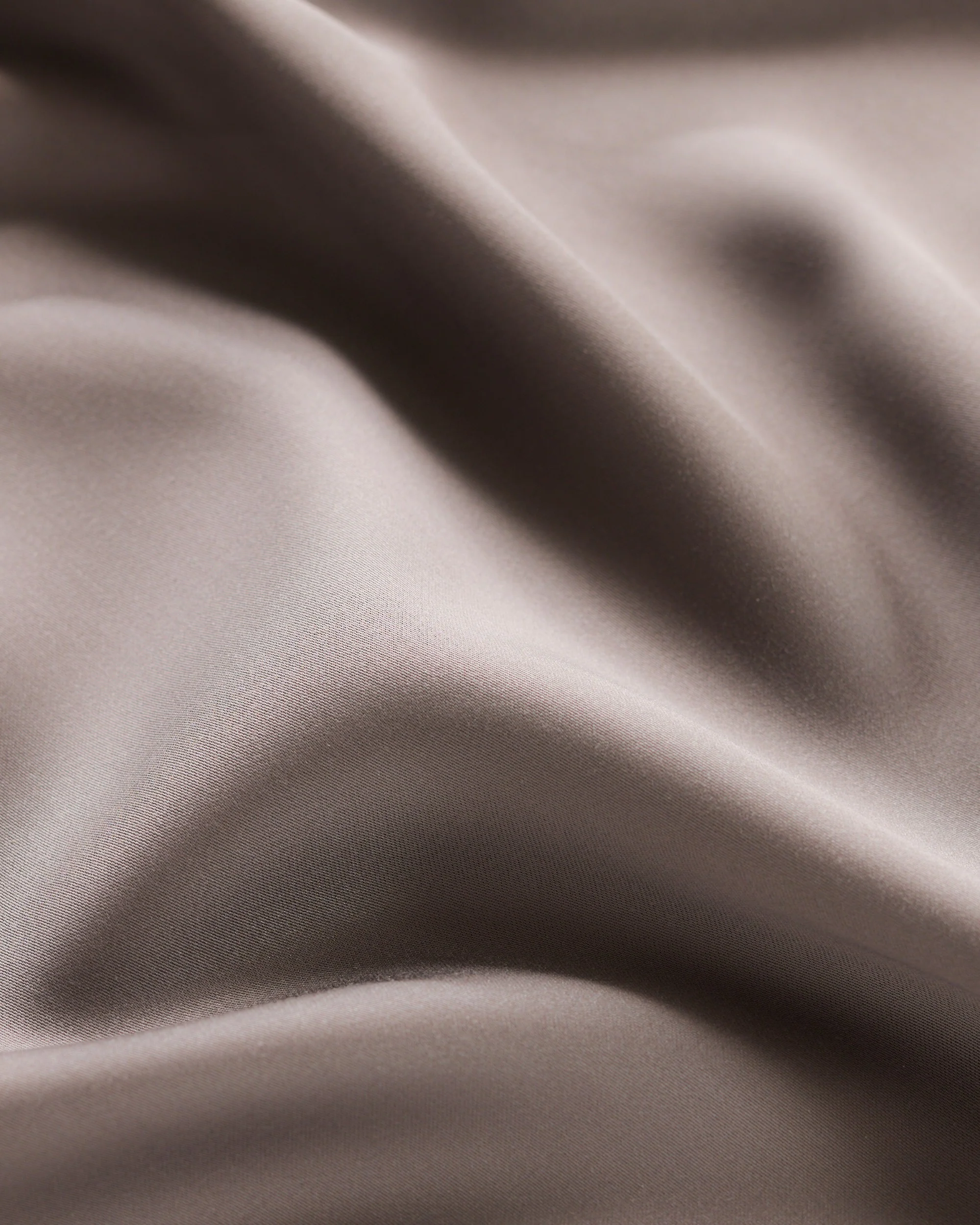 Silky Bamboo Flat Sheet, Dark Truffle - Image 5