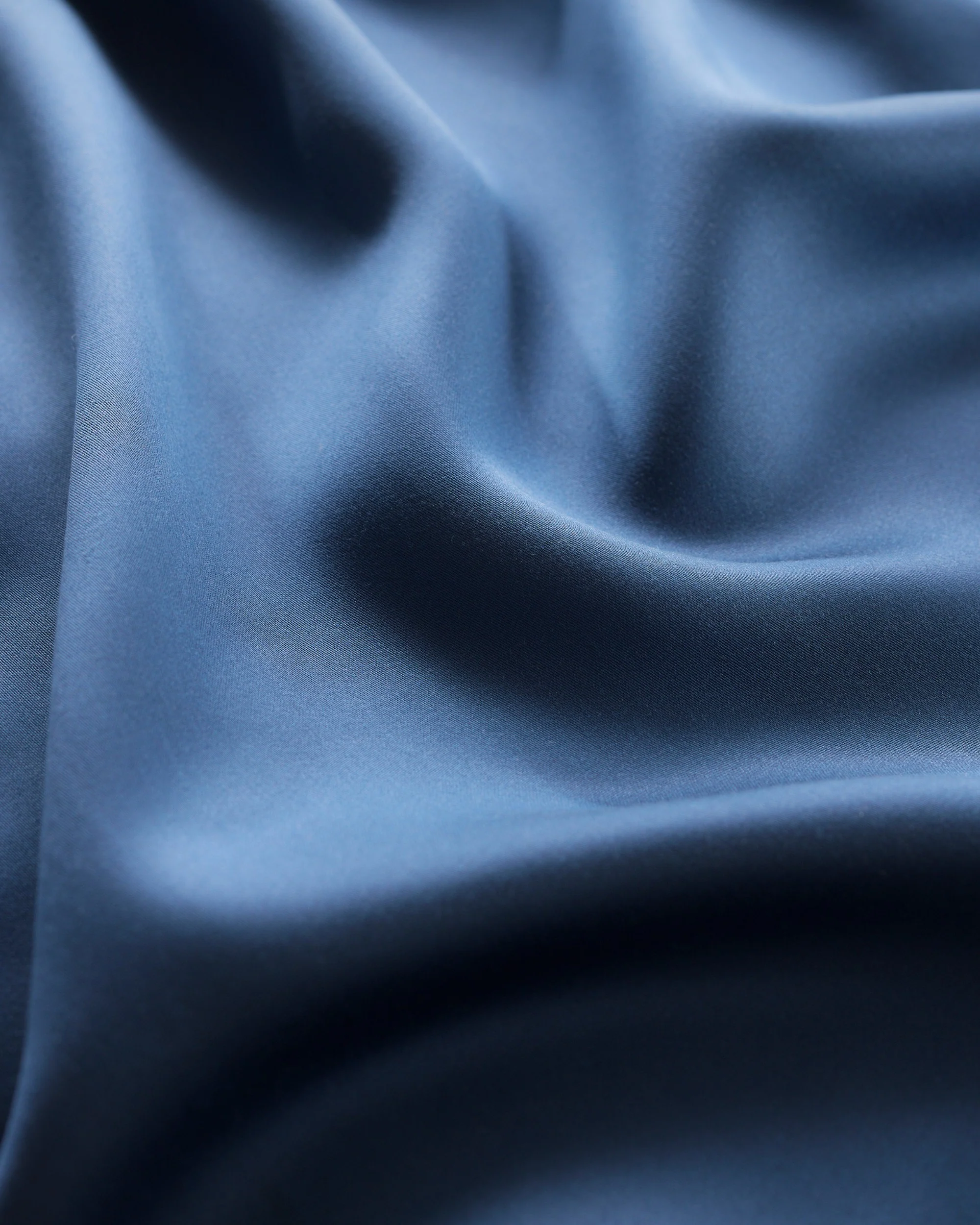 Silky Bamboo Pillowcase, Midnight Blue - Image 5