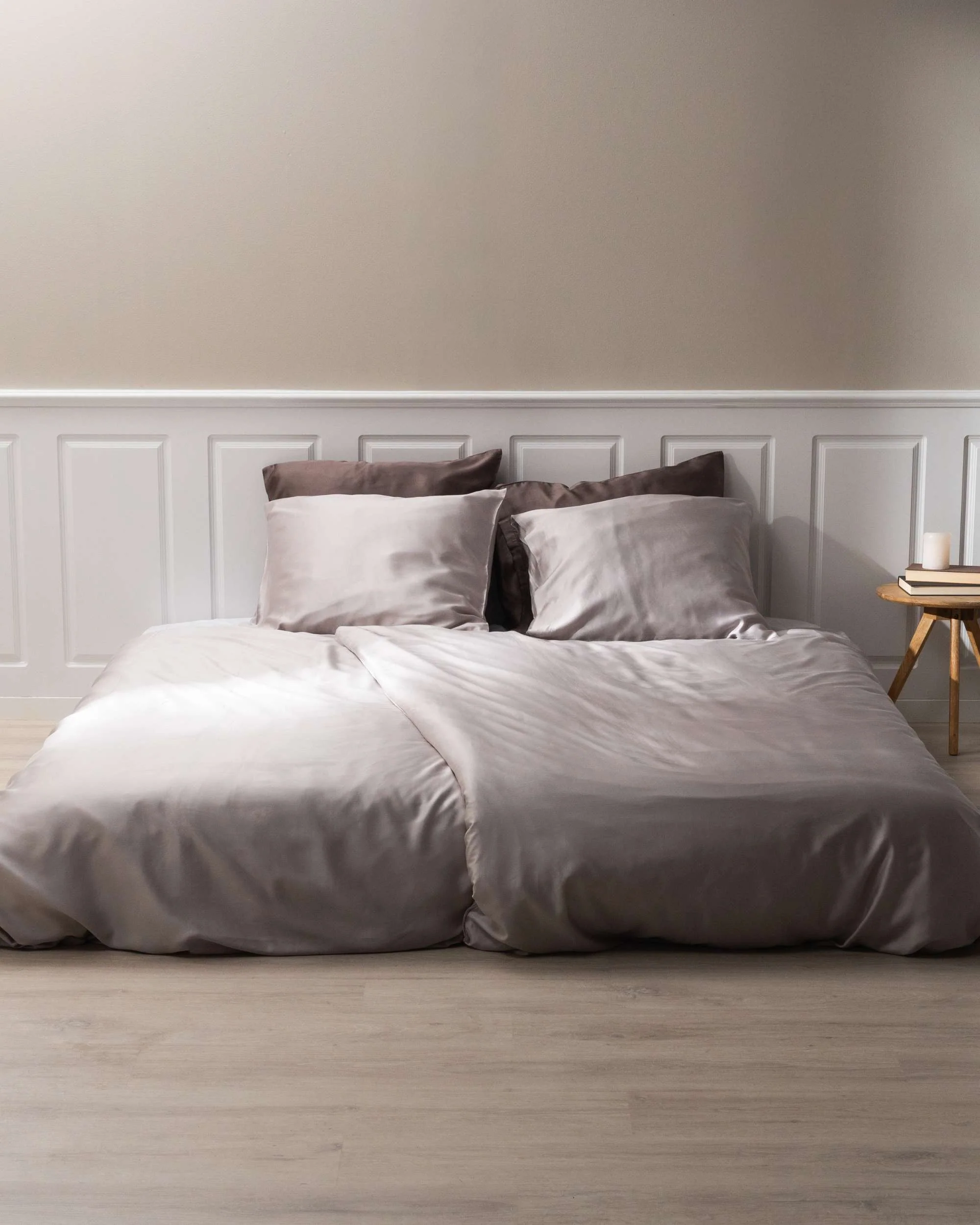 Silky Bamboo Pillowcase, Soft Gray - Image 2