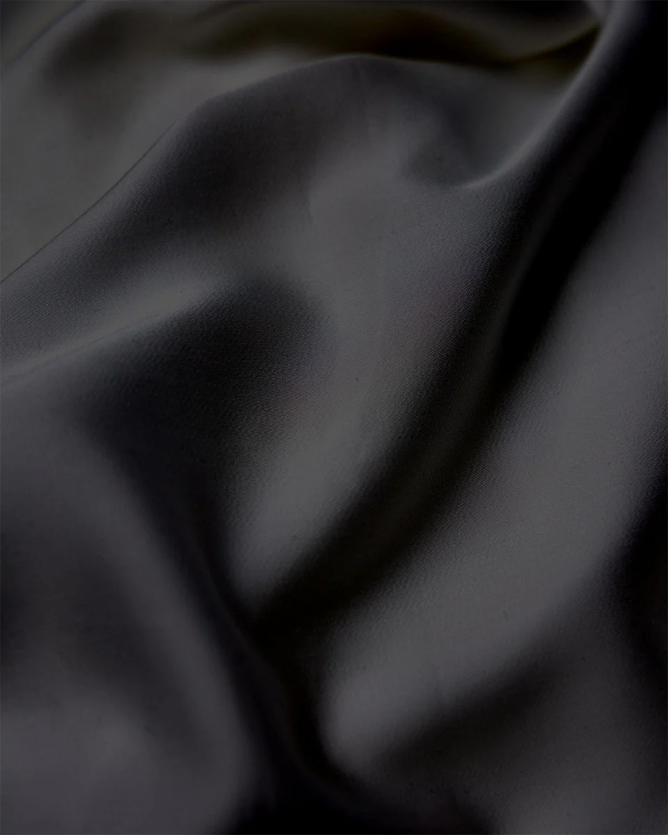 Silky Bamboo Flat Sheet, Jet Black - Image 4